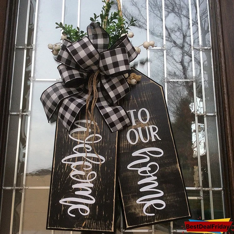 Welcome To Our Home Door Hanger(Holiday specials 50% OFF)