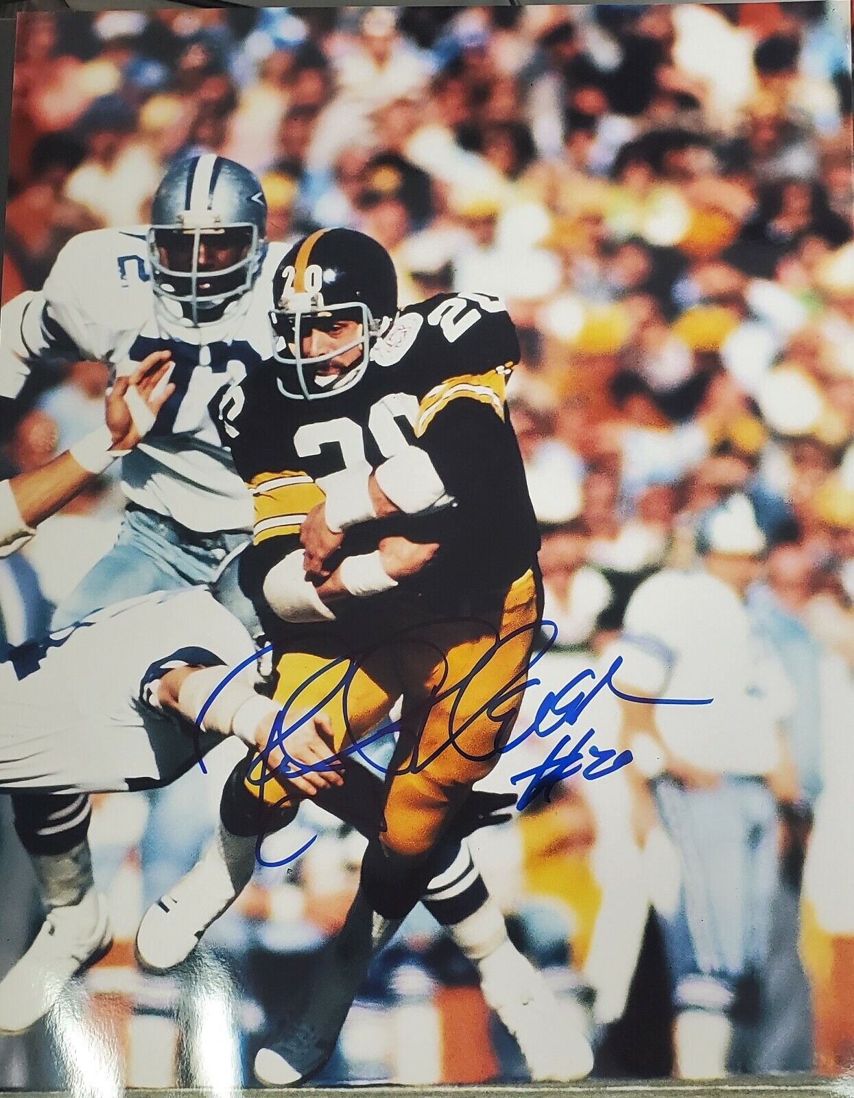 Autographed Rocky Bleier Pittsburgh Steelers 11x14 Photo Poster painting with COA