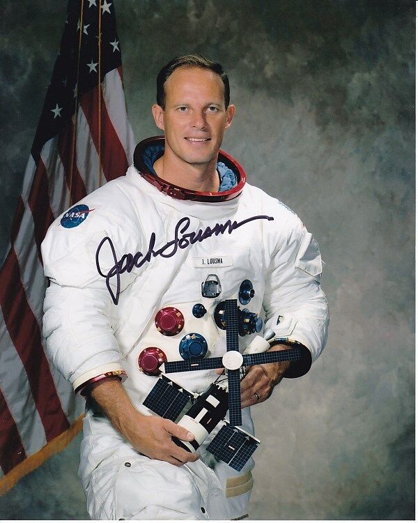 JACK LOUSMA signed autographed NASA ASTRONAUT Photo Poster painting