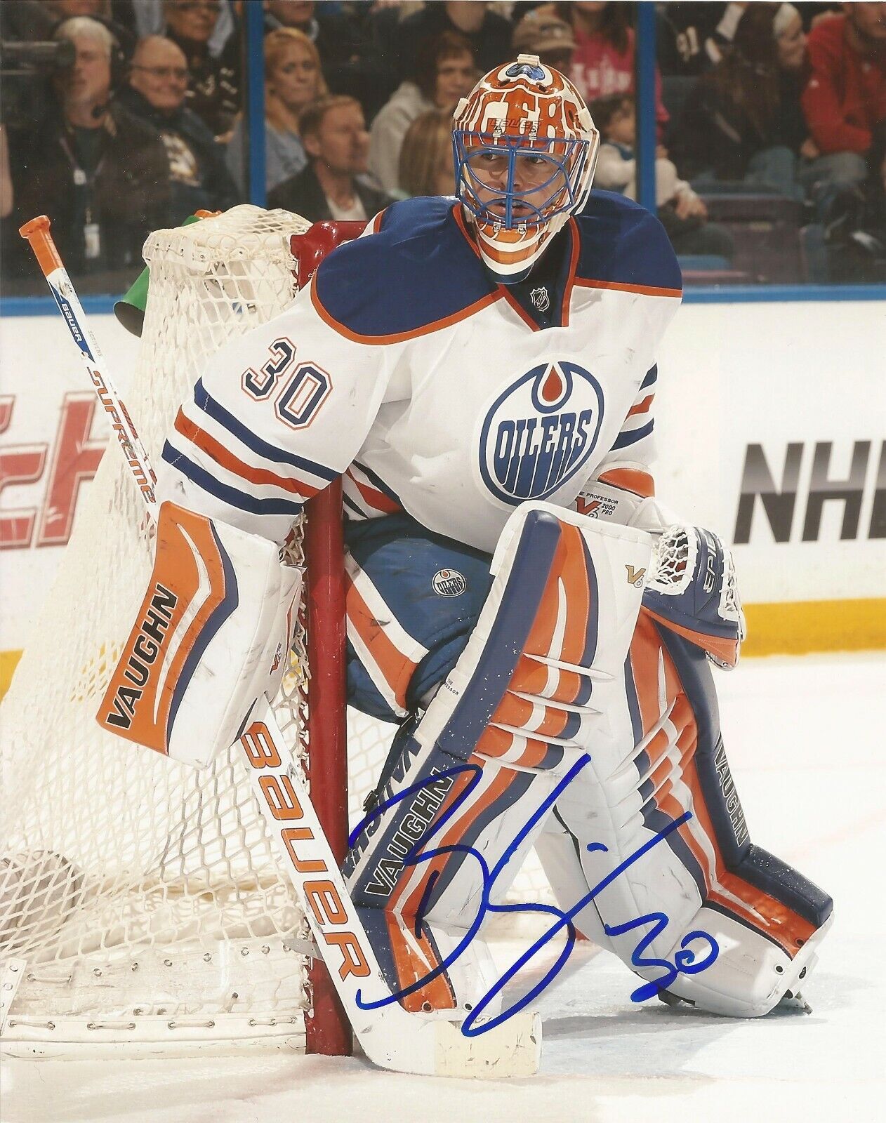 BEN SCRIVENS SIGNED EDMONTON OILERS 8x10 Photo Poster painting #2 with w/COA