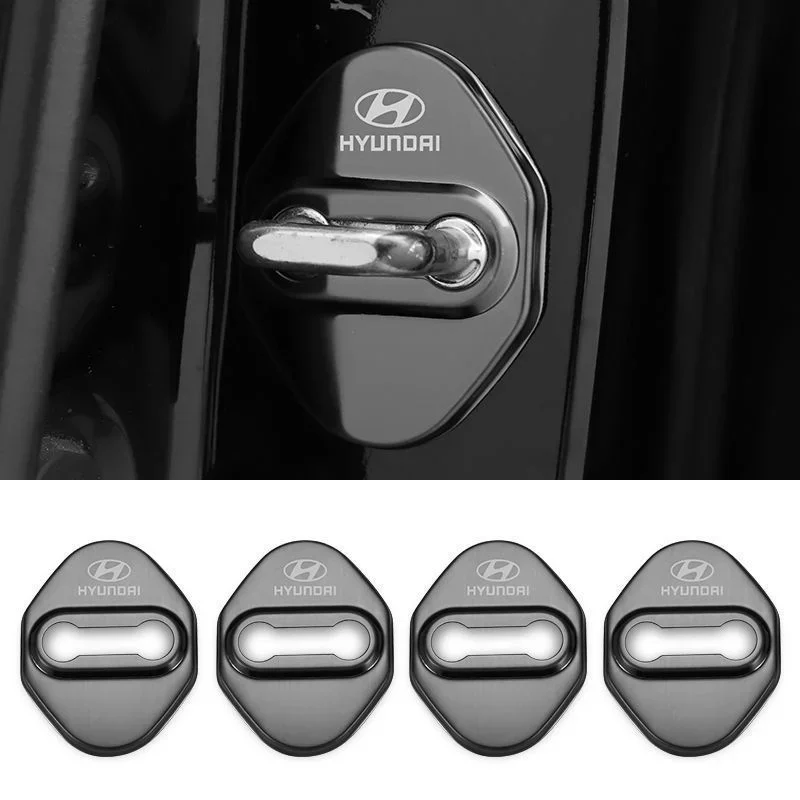 Car door lock alloy protective cover (4 pieces)