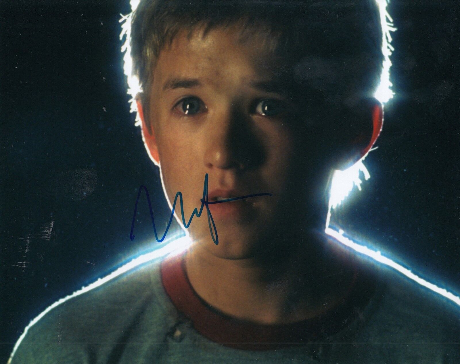 HALEY JOEL OSMENT signed (THE SIXTH SENSE) Movie 8X10 *Cole Sear* Photo Poster painting W/COA #2