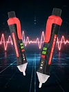 Non-Contact AC Voltage Tester Pen 48V-1000V AC Circuit Detector with LED Flashlight Sound and Light Alarm for Live/Null Wire Judgment