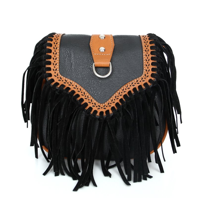 Women's Vintage Fringe Shoulder Bag