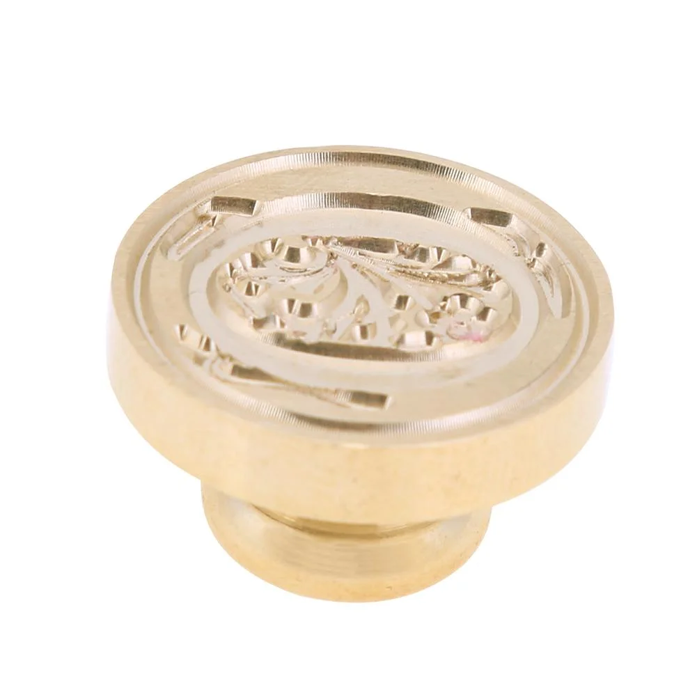 European Letter Wax Paint Seal Vintage Envelope Sealing Copper Head Stamp