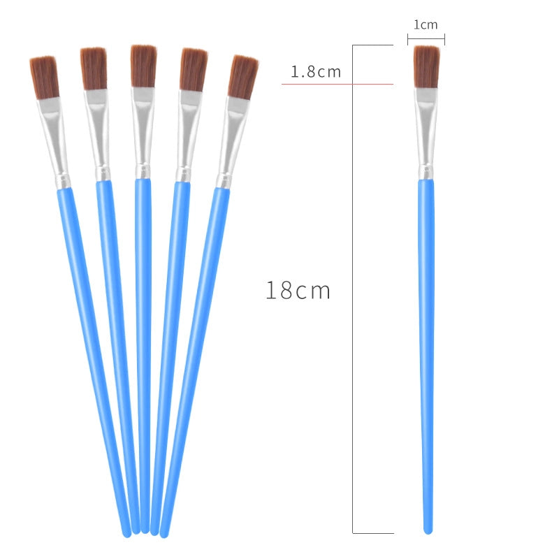 Simple Nylon Oil Painting Hook Line Pen Flat Brush