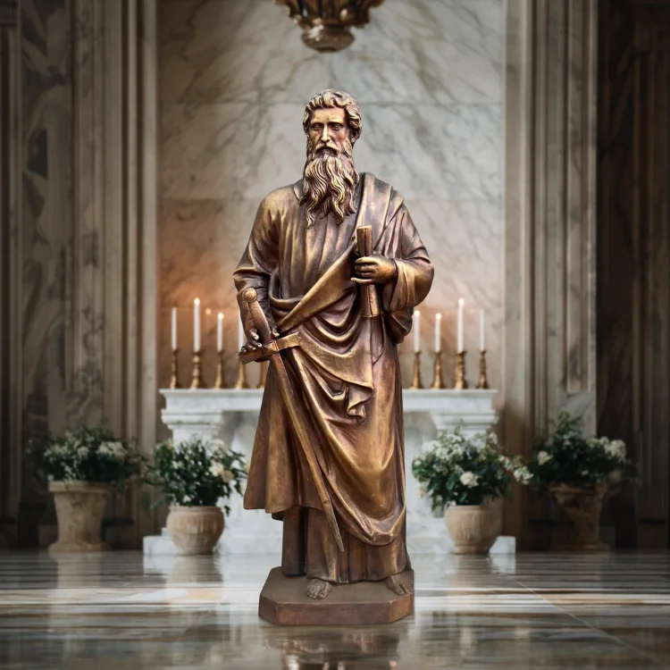 Saint Paul Defender of the Faith Bronze Sculpture