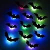 Halloween 3D LED Bat Night Lights, Various Sizes, Perfect for Halloween Parties and Bedroom Window Decorations