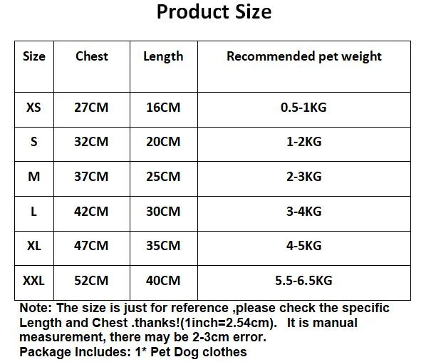 bat dog costume size