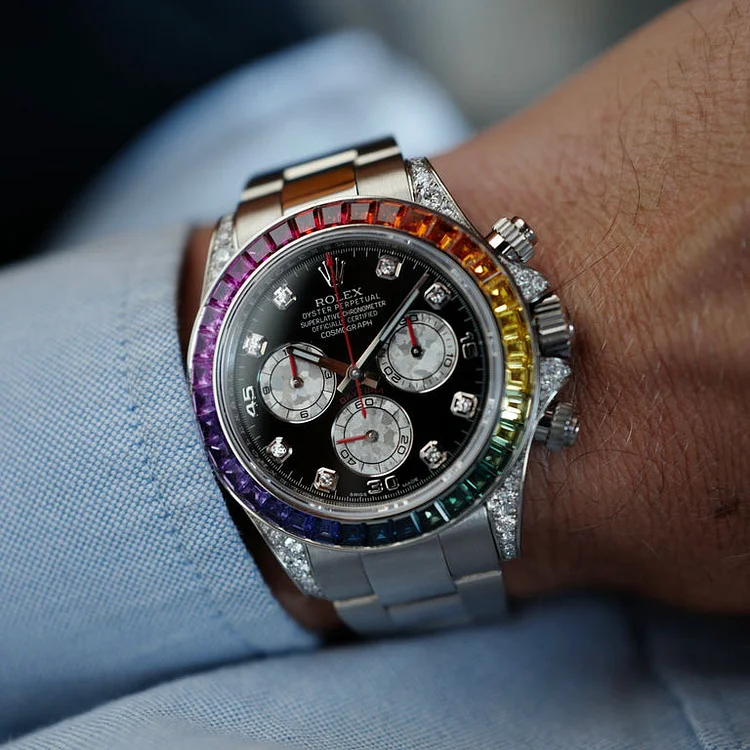 Rolex daytona cosmograph discount rainbow