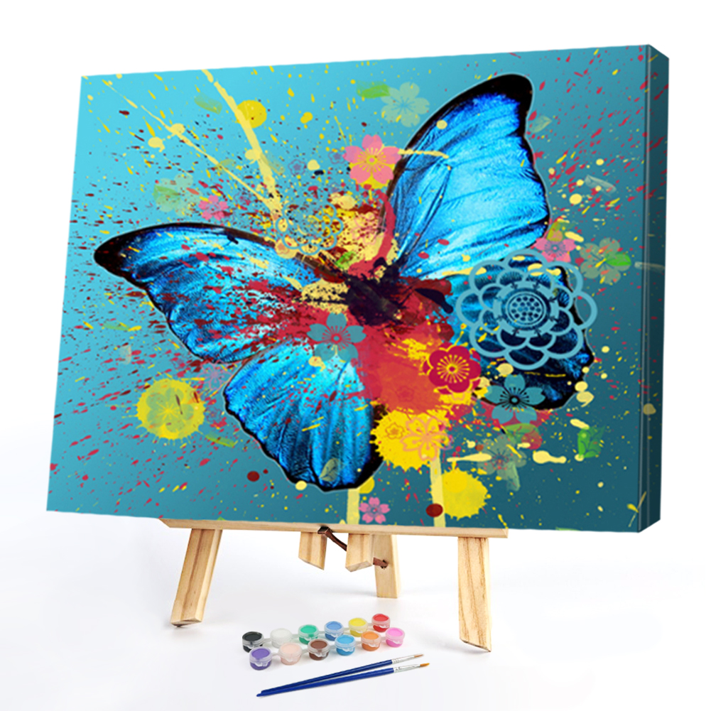

40*50CM Paint By Numbers-Butterfly, 501 Original