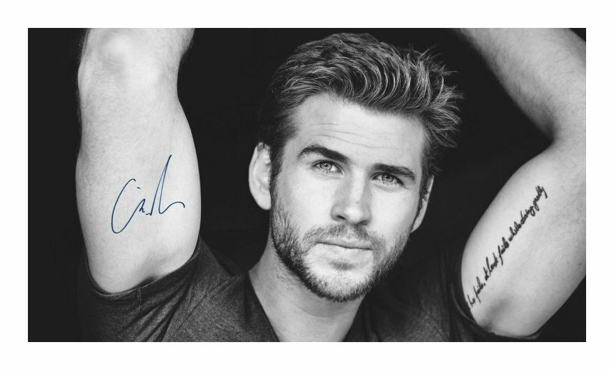 LIAM HEMSWORTH AUTOGRAPH SIGNED PP Photo Poster painting POSTER