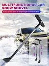 Car Glass Deicing Cleaning Tool 2 in 1 Car Ice Shovel Glass Brush Car Wash Tools