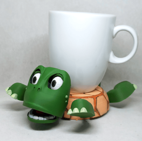 Funny Turtle Cup Holder (No Supports needed) 