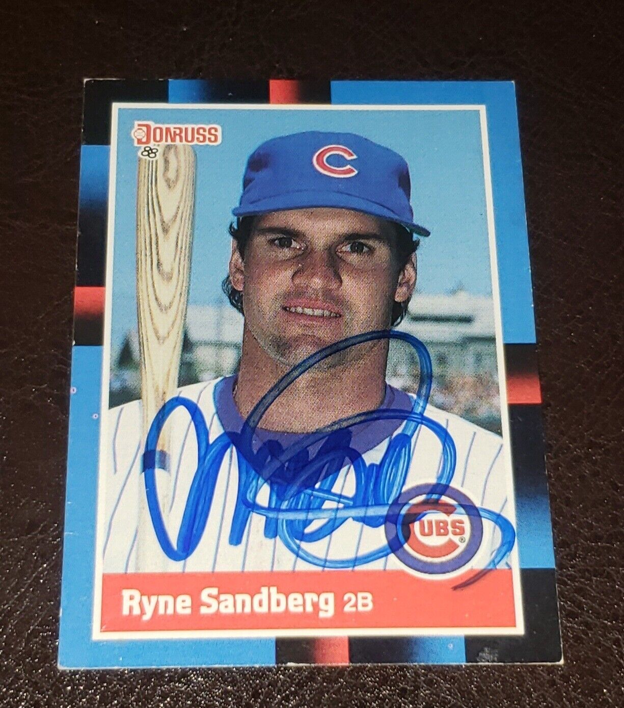 RYNE SANDBERG 'CHICAGO CUBS' HOF 2005 SIGNED BASEBALL CARD *1