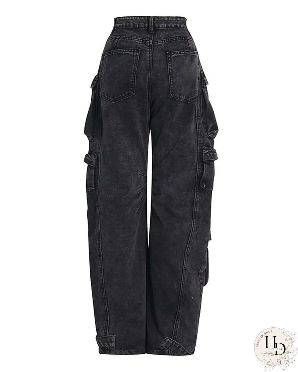 Janet Cargo Denim Jeans