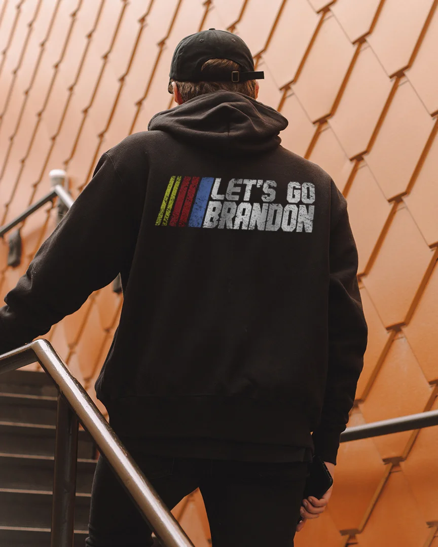 Let's Gp Brandon Print Trend Fashion Hoodie - Krazyskull