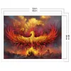 (Stamped/Counted) Phoenix Bird - 11CT Cross Stitch 50*40cm/19.69*15.75in