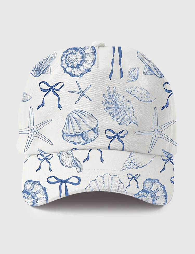 Coquette Seashell Beach Coastal Summer Vibes Hat