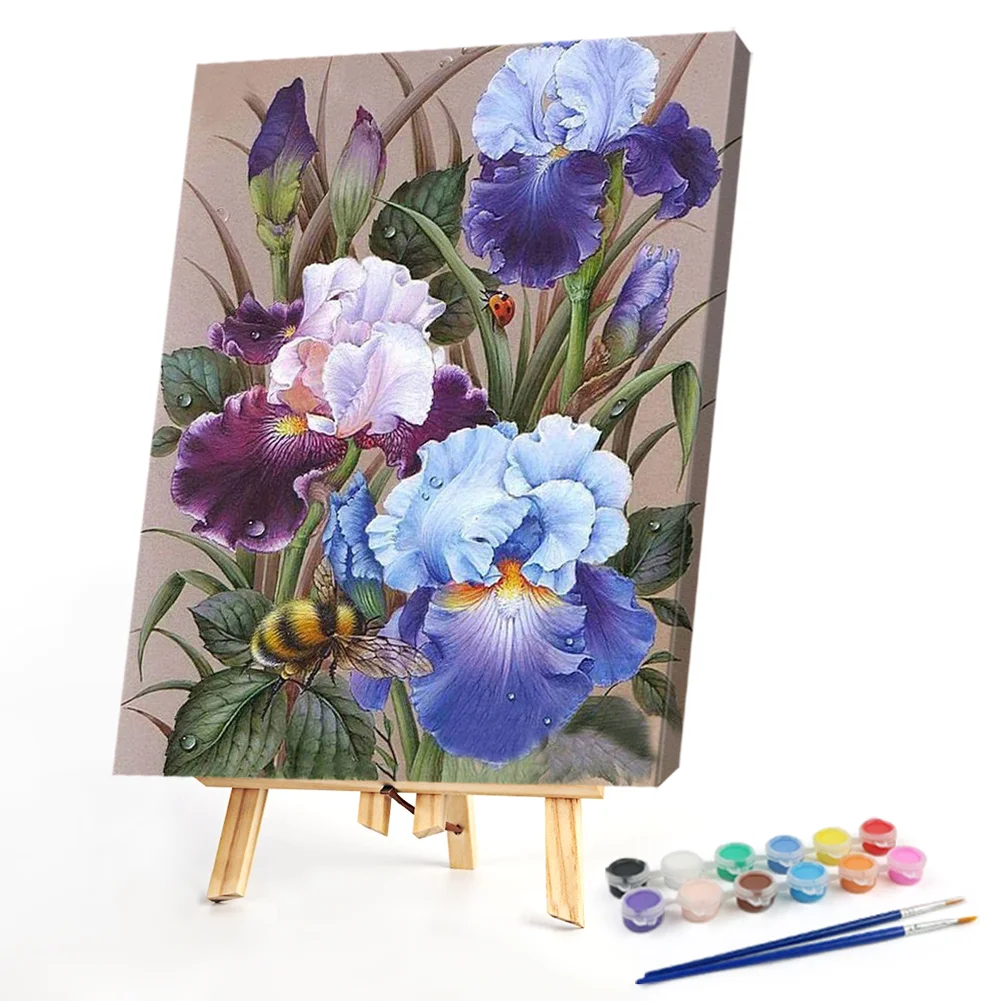 Iris Flowers - Paint By Numbers(40*50CM)
