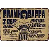 [Grande Taille]Frank Zappa - Panneaux en &eacute;tain m&eacute;tallique(30*40cm)