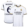 MODRIĆ #6 CHAMPIONS Real Madrid Home Authentic Soccer Jersey 2023/24