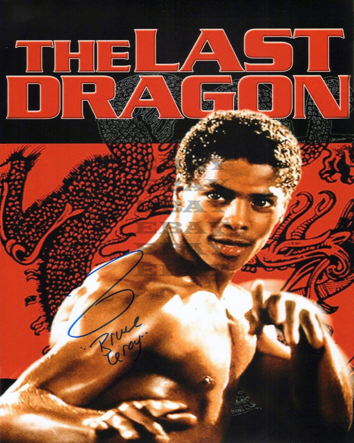 Taimak Guarriello The Last Dragon Bruce Leroy Signed 8x10 Photo Poster painting Reprint