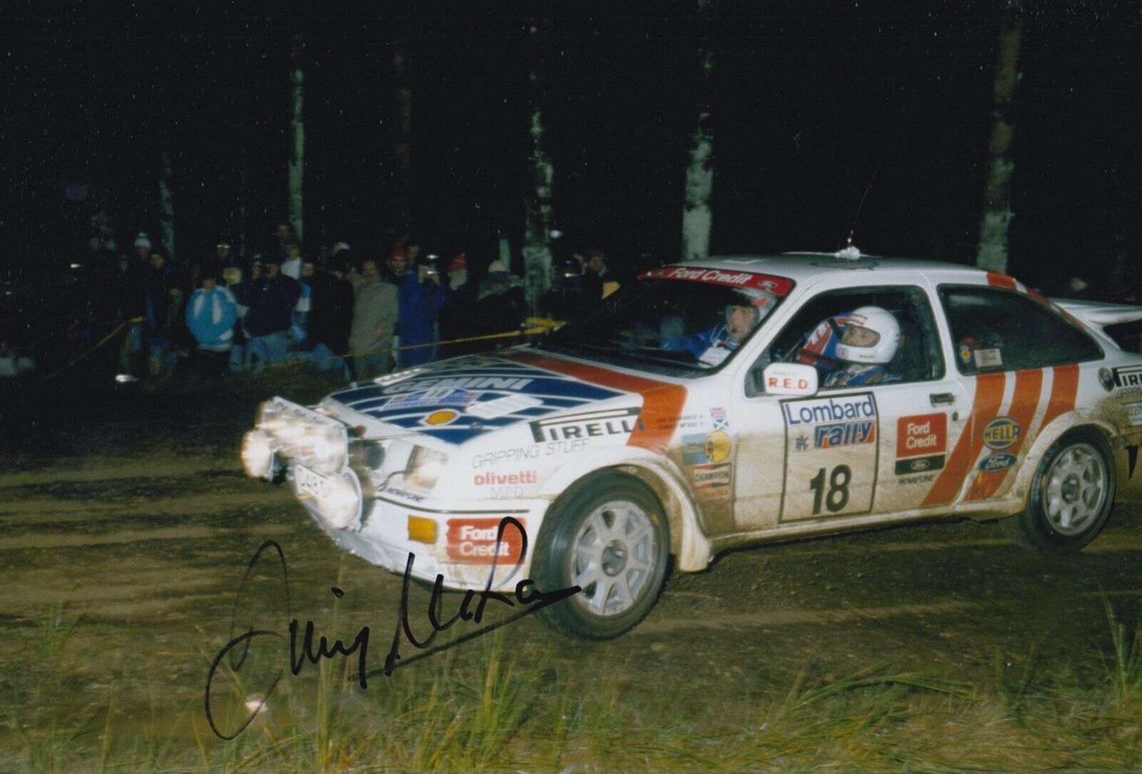 Jimmy McRae Hand Signed 12x8 Photo Poster painting Rally Autograph 1