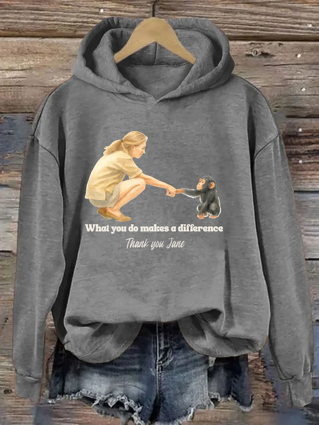 What You Do Makes A Difference Hoodie