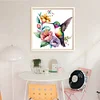 Flowers And Birds-18CT Counted Cross Stitch 20*20cm/7.87*7.87in