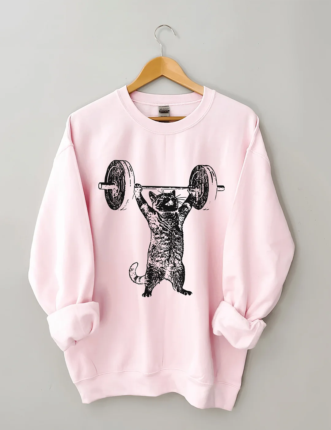 Funny Cat Gym Sweatshirt