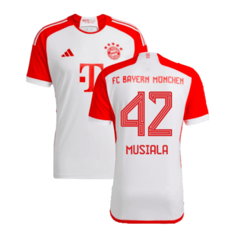 Bayern München Jamal Musiala 42 Home Trikot 2023-2024