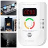Plug-in Carbon Monoxide CO Detector Sound Light Warning CO Leak Detector