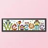 Welcome Owl-11CT Counted Cross Stitch Kit(73*22cm)
