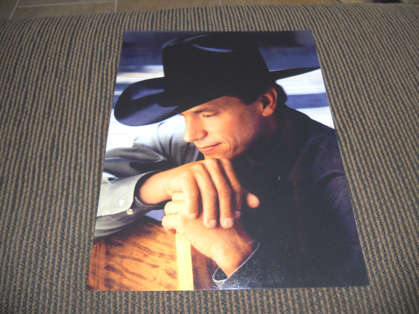 George Strait 11x14 Country Music Great Unsigned Color Promo Photo Poster painting #2