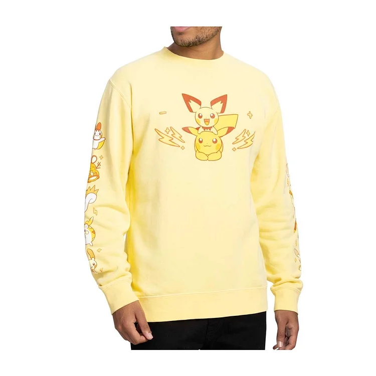Pokémon Center × OMOCAT: Electric Type Midweight Crew Neck Sweatshirt - Adult