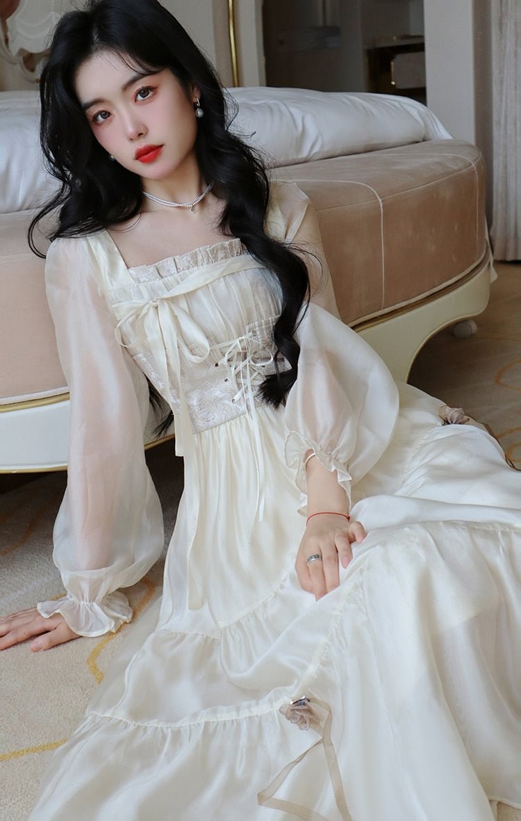 Sexy Solid Sequins Sequined Square Collar Princess Dresses