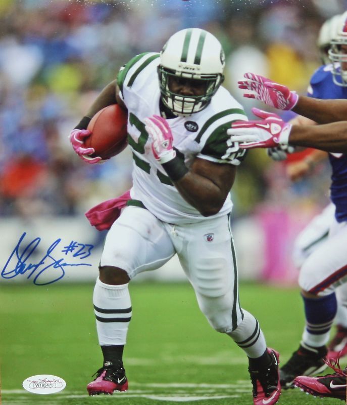 Shonn Greene Autographed 8x10 New York Jets Running Photo Poster painting- JSA Authenticated