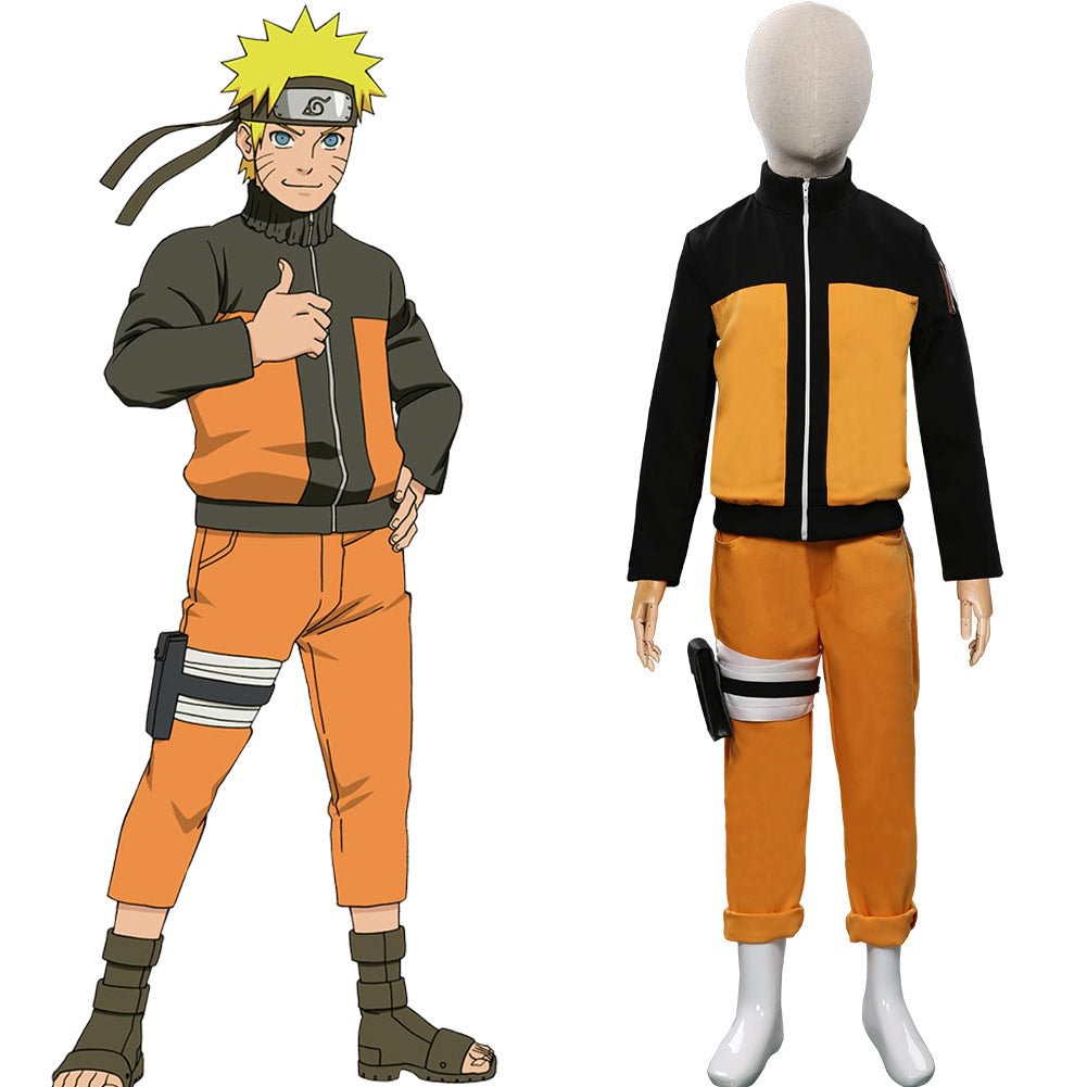 Naruto Uzumaki Naruto Cosplay Kostüm Halloween Karneval Outfits für Kinder