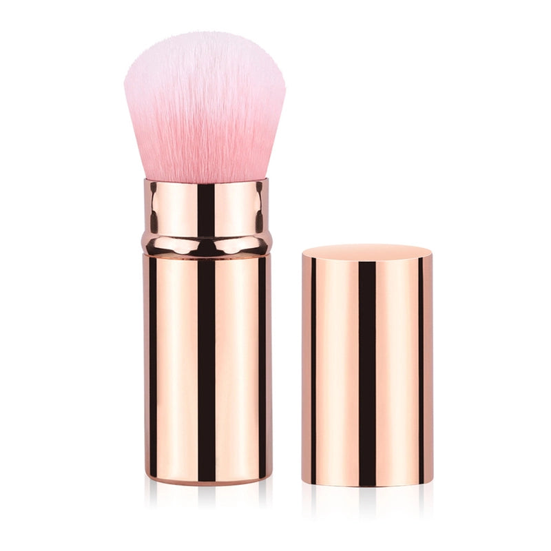 New Portable Makeup Brush Telescopic Brush Nail Powder Dust Brush Travel Blush Brush Single Makeup Tool