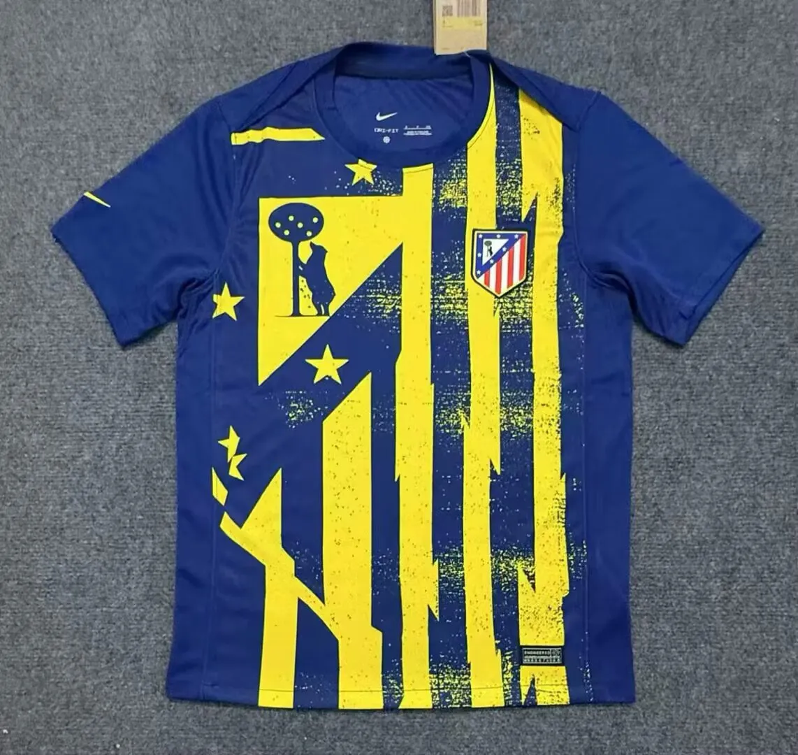 2025/2026 Atletico Madrid Pre-match training suit Football Jersey 1:1 Thai Quality