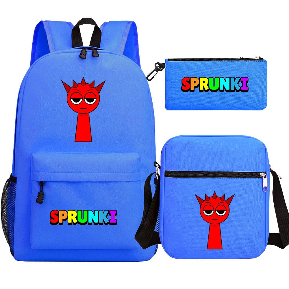 Mayoulove Sprunki Backpack Lightweight Design with Multiple Pockets for School and Travel-Mayoulove
