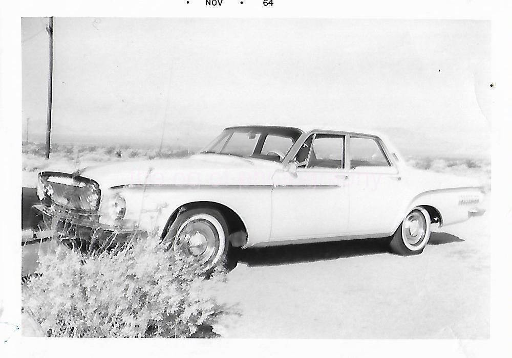 CLASSIC CAR Vintage 60's FOUND Photo Poster painting bwOriginal Snapshot 04 35 ZZ