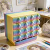 16 Grid Diamond Painting Storage Containers with Trays Drills Storage & Line-Up Tool Large Capacity Beads & Drills Storage & Line-Up Tool for DIY Crafts Rhinestones Sorting Tray
