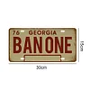 BANONE - Car License(6*12Inch)