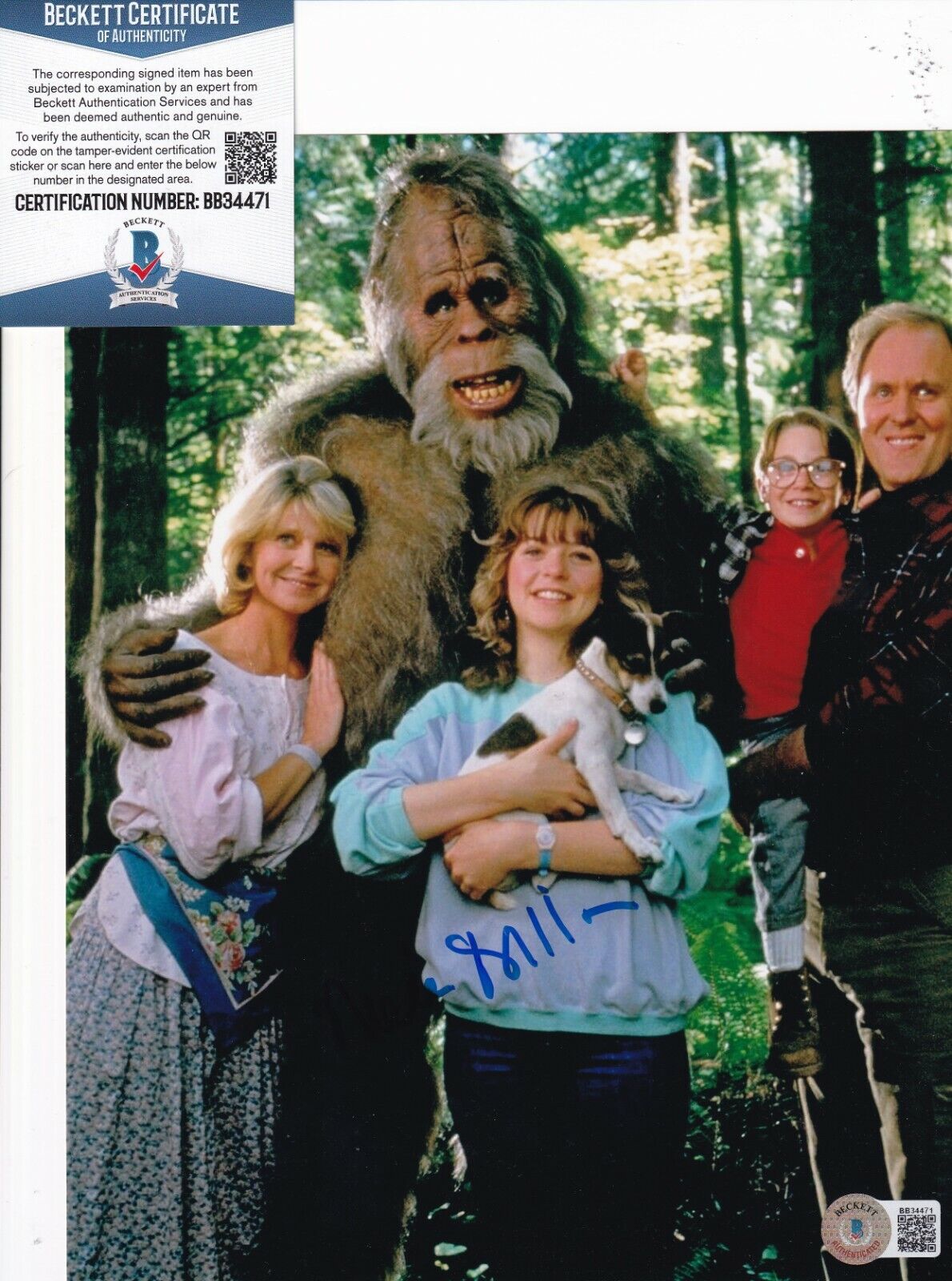 MELINDA DILLON signed (HARRY AND THE HENDERSONS) 8X10 Photo Poster painting BECKETT BAS BB34471