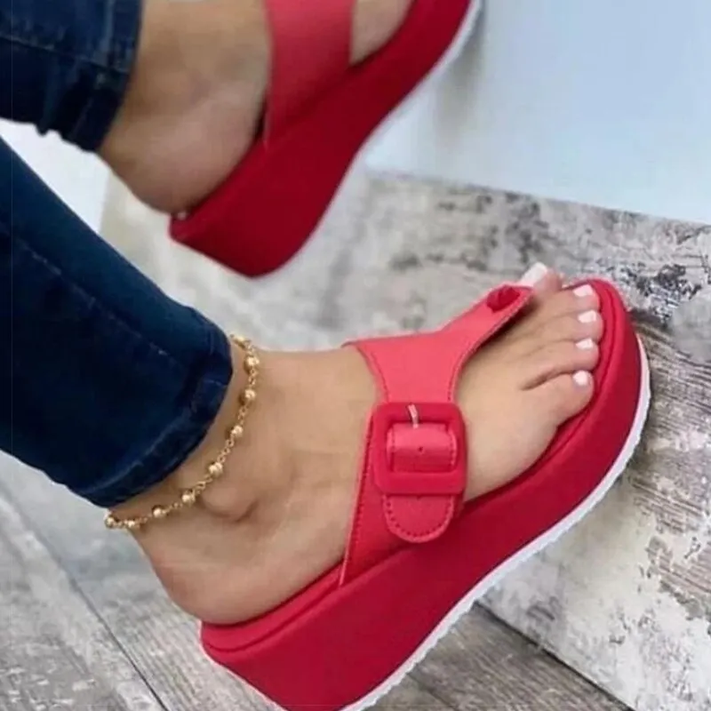 Women Sandals Fashion Women Heels Sandals For Summer Shoes Women Platform Sandals Wedges Shoes Women Flip Flops Casual Slippers