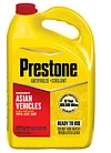 Prestone AF6200-6PK 50/50 Antifreeze/Coolant for Asian Vehicles (Red), 1 Gallon, (Pack of 6)
