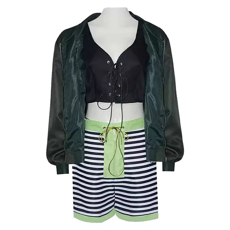 Leon: The Professional Mathilda Green Outfits Cosplay Costume Halloween Carnival Suit