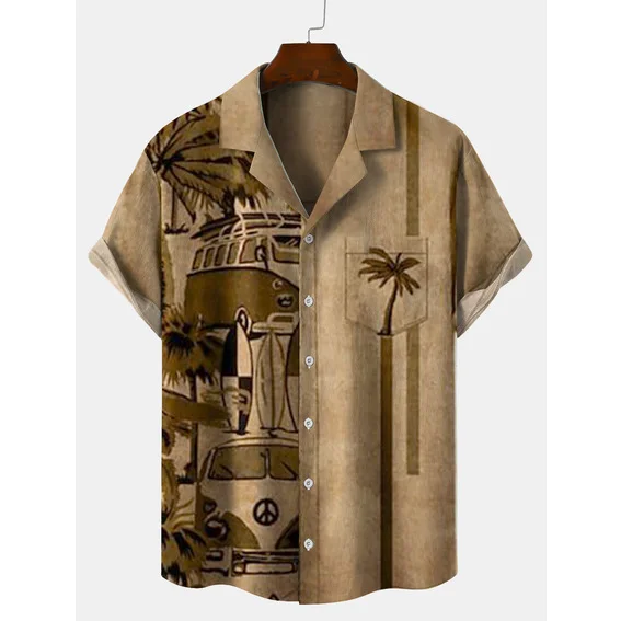 Men's Coconut Beach Short Sleeve Shirt